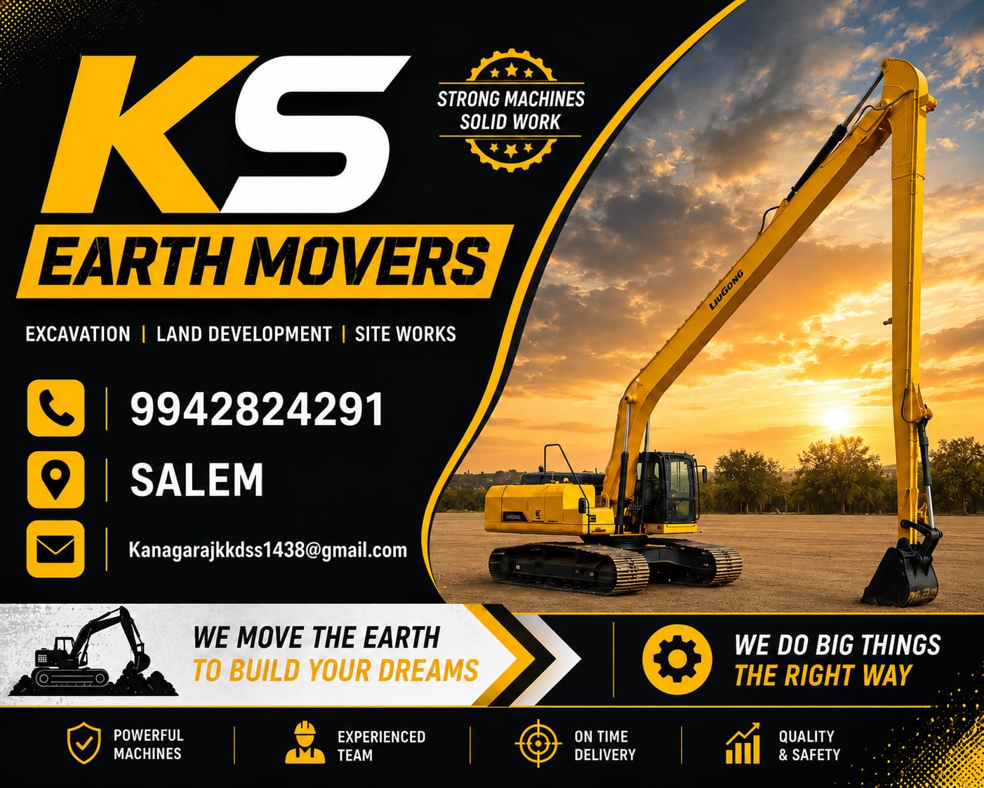 KAS Earth Movers | Openwell Construction & Earthmoving Services